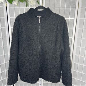 J. Jill Women’s Black Boucle Jacket